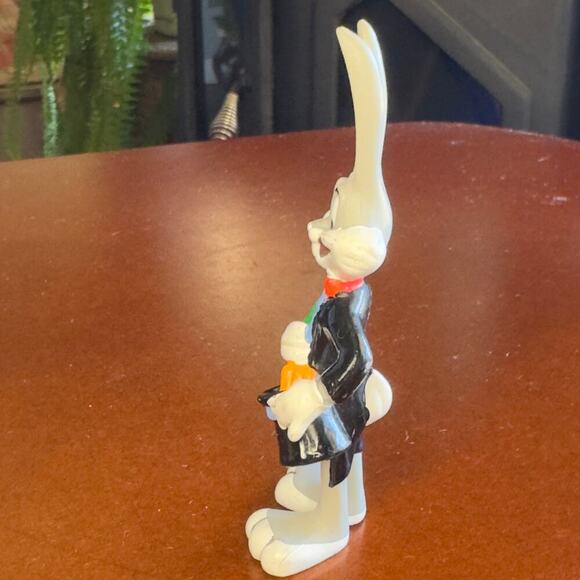 Figurine PVC Vintage Bugs Bunny Magician 1990 Looney Tunes Applause Cake Topper - Picture 4 of 6